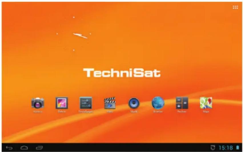 TECHNISAT TechniPad 8G - Switching the tablet on/off - 1
