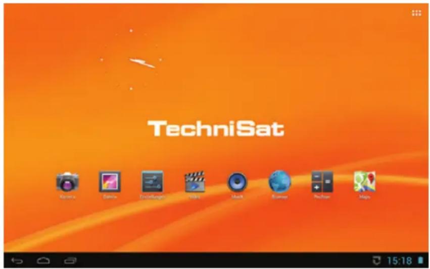 TECHNISAT TechniPad 8G - Mise en marche/arrêt de la tablette - 2