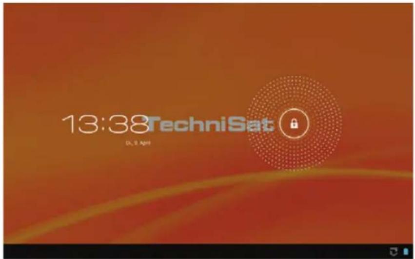 TECHNISAT TechniPad 8G - Unlocking/locking the screen - 1
