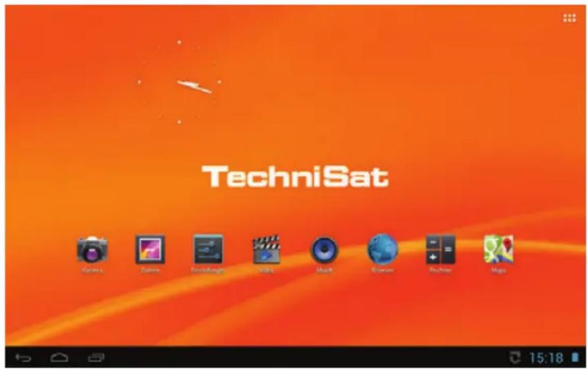 TECHNISAT TechniPad 8G - Włączanie i wyłączenie tableta - 1