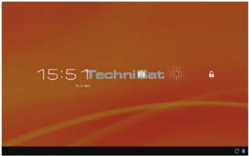 TECHNISAT TechniPad 8G - Unlocking/locking the screen - 2