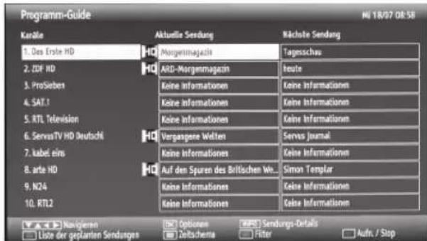 TECHNISAT Tareo 32 - Elektronischer Programmführer (EPG) - 1