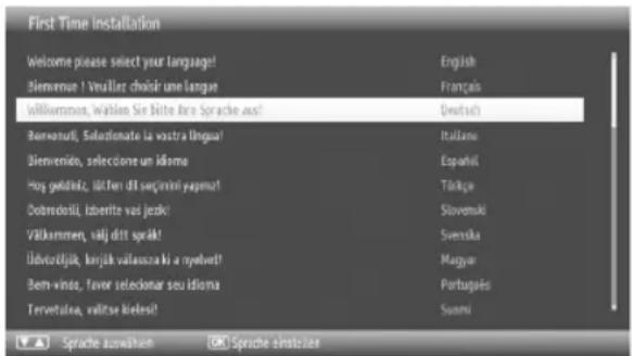 TECHNISAT Tareo 32 - Bediensprache - 1