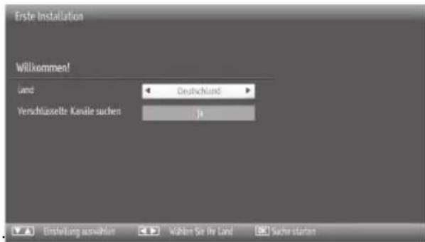 TECHNISAT Tareo 32 - Ländereinstellung/Suchtyp - 1
