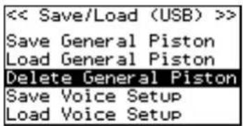 ROLAND C380 - USB マモリ一から不要な音の組み合わせの設定を消す - 2