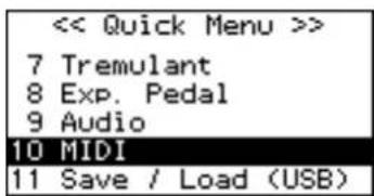 ROLAND C380 - MIDI に閲する設定 - 1