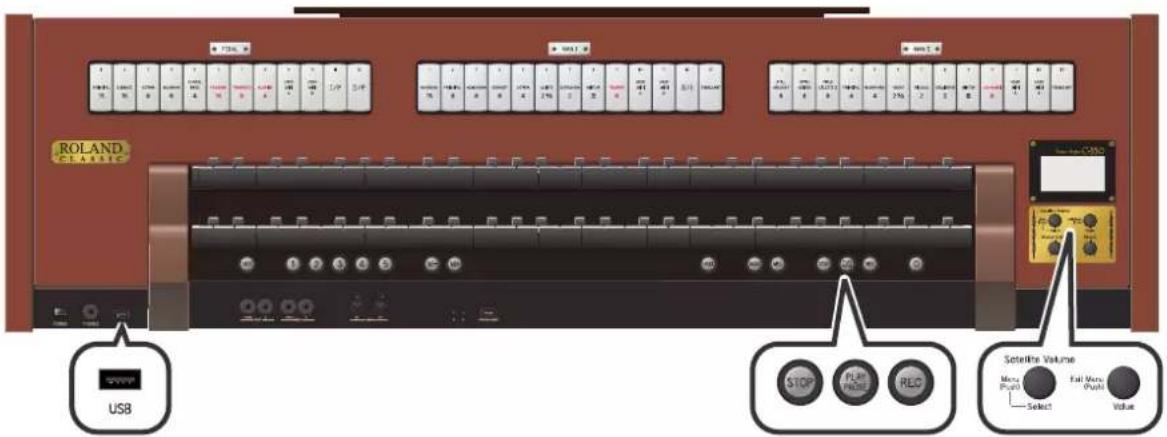 ROLAND C380 - 保存的曲を消す - 1
