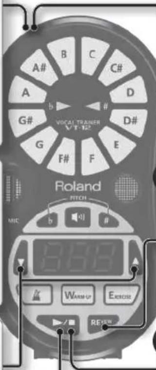 ROLAND VT12 - Connect your external audio device to the REC IN jack (p. 6). - 3
