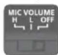 ROLAND VT12 - [MIC VOLUME]-schakelaar - 1