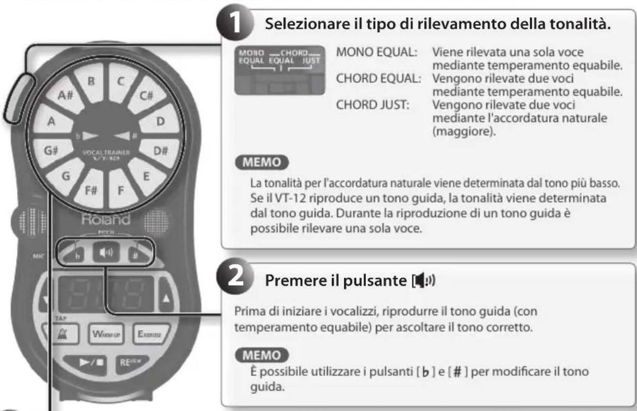 ROLAND VT12 - Controllo della tonalità - 1
