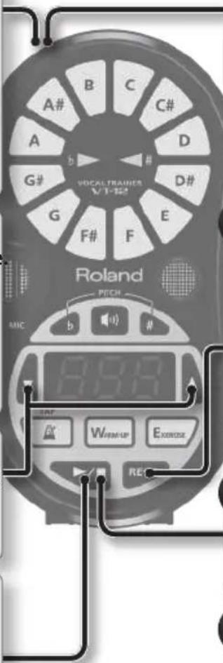 ROLAND VT12 - Enregistrement et pratique d'un morceau favori - 3