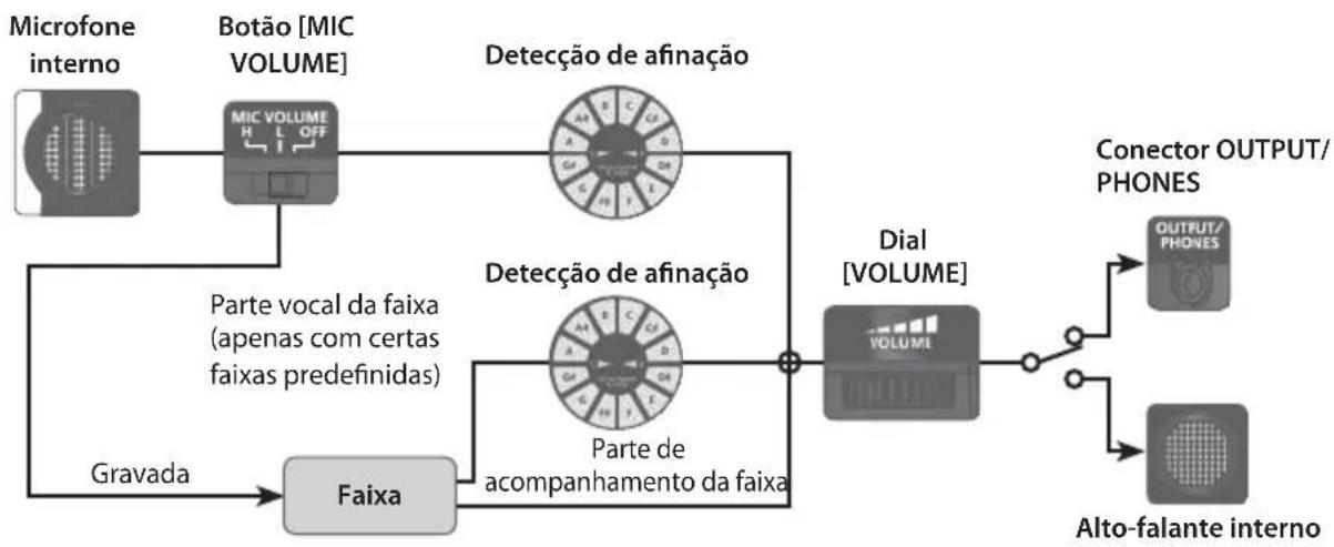 ROLAND VT12 - Ao reproduzir uma faixa - 1
