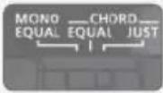 ROLAND VT12 - Select the type of pitch detection. - 2