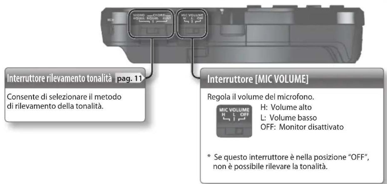 ROLAND VT12 - Pannello laterale (collegamento dei dispositivi) - 3