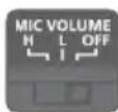 ROLAND VT12 - Panel lateral (conexión del equipo) - 4