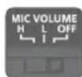 ROLAND VT12 - Commutateur [MIC volume] - 1