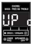 ROLAND FR1X - Pour transposer d'une octave vers le haut, maintenez le registre [SET] enfoncé et appuyez sur le registre main droite [2] (OCT+). - 1