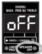 ROLAND FR1X - Coupure des haut-parleurs internes (Haut-parleurs) - 1