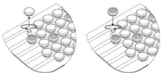 ROLAND FR1X - Mode main droite (uniquement sur clavier à boutons) - 2