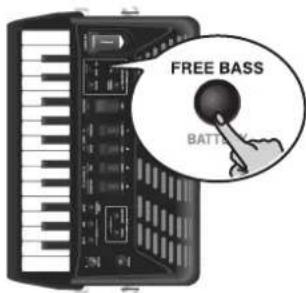 ROLAND FR1X - Mode basses chromatiques (Free Bass) - 1