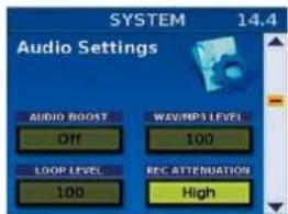 ROLAND FR8X - Nouvelle fonction 'Audio REC Attenuation' - 3