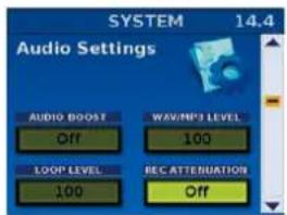 ROLAND FR8X - Nouvelle fonction 'Audio REC Attenuation' - 1