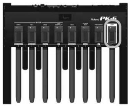 ROLAND PK6 - MIDI transmit channels - 1
