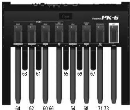 ROLAND PK6 - NOTE - 2