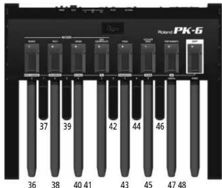 ROLAND PK6 - Modo DRUM - 3