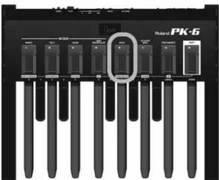 ROLAND PK6 - Pulse el pedal [HOLD] para seleccionar activar la referencia. - 1