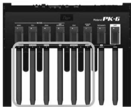 ROLAND PK6 - MIDI-Übertragungskanäle - 4