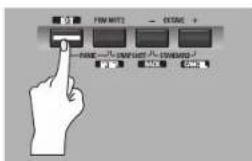 ROLAND PCR800 - Affectation d'un message tempo - 1