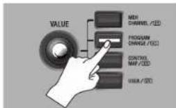ROLAND PCR800 - Messages program change et bank select - 1
