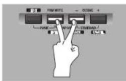 ROLAND PCR800 - Mise en sourdine des valeurs des contrôleurs (PRM MUTE) - 2