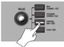 ROLAND PCR800 - Control maps et mémoire utile - 2
