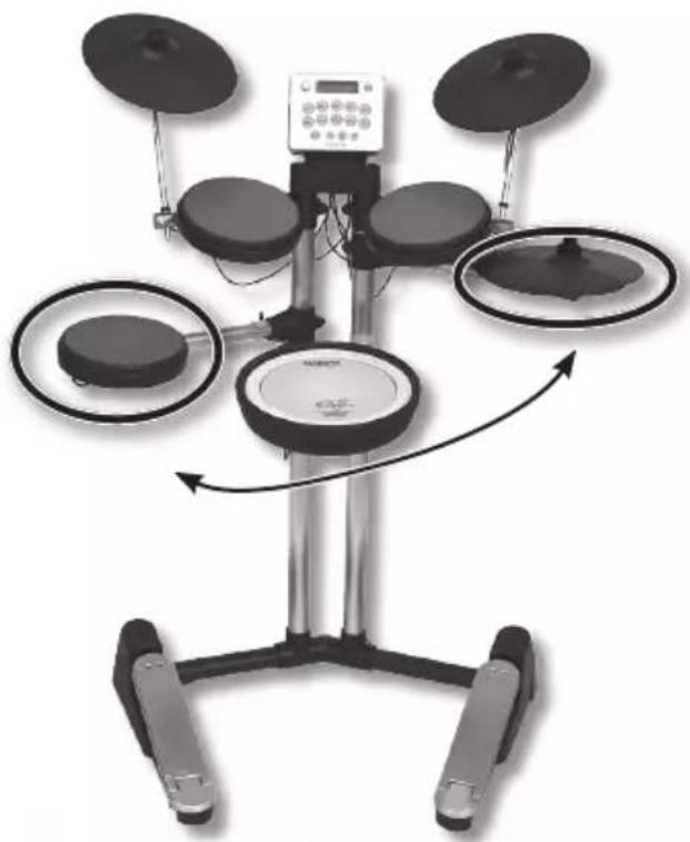 ROLAND HD3 - Impostazione dell'unità HD-3 per mancini - 1