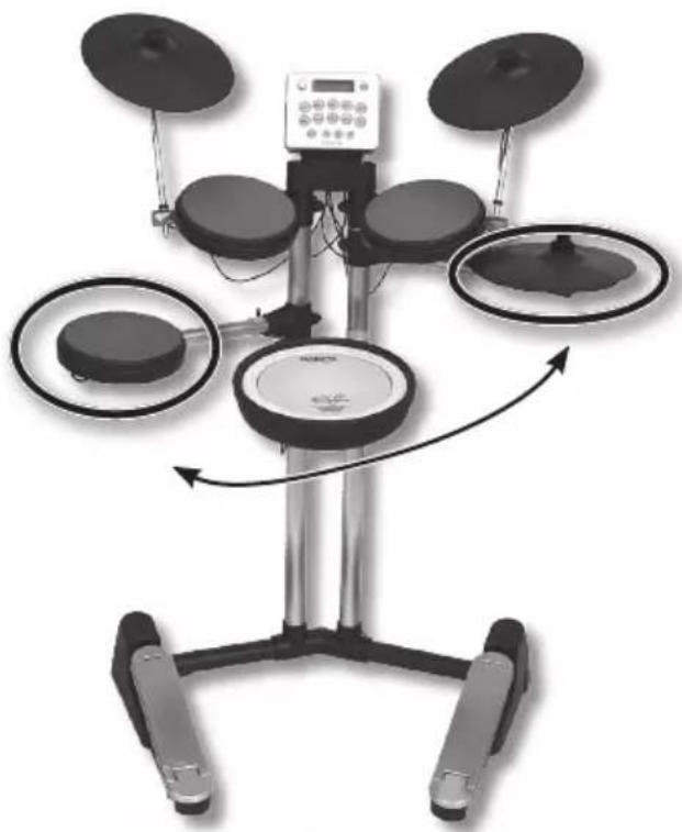 ROLAND HD3 - Configuración de la HD-3 para personas zurdas - 1