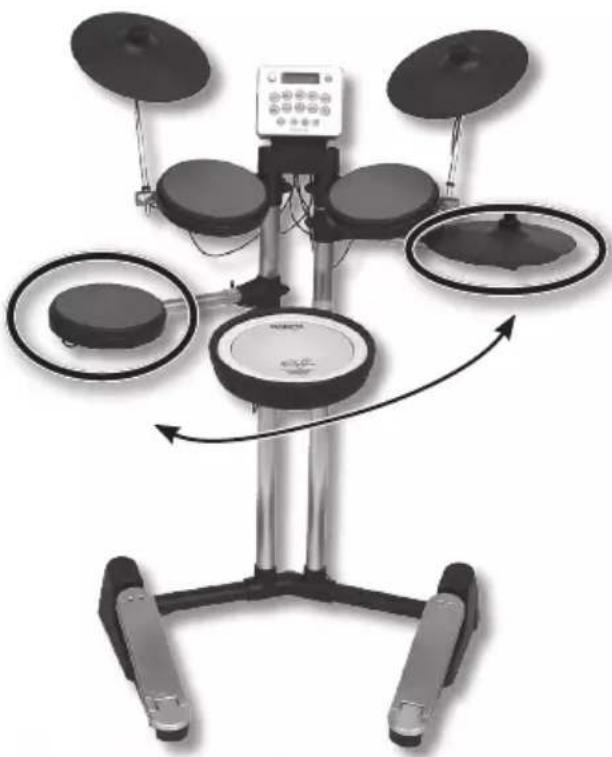 ROLAND HD3 - Setting-up the HD-3 for Left-handed Use - 1