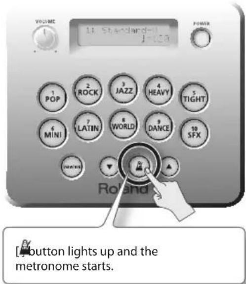 ROLAND HD3 - Press button. - 1