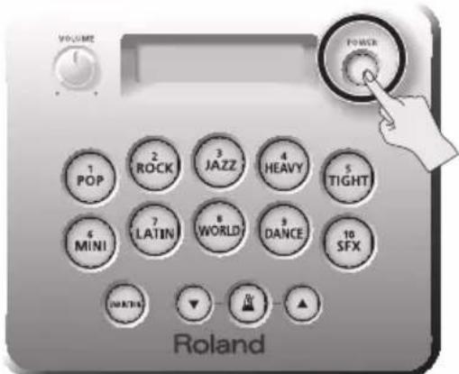 ROLAND HD3 - Encendido y apagado - 1