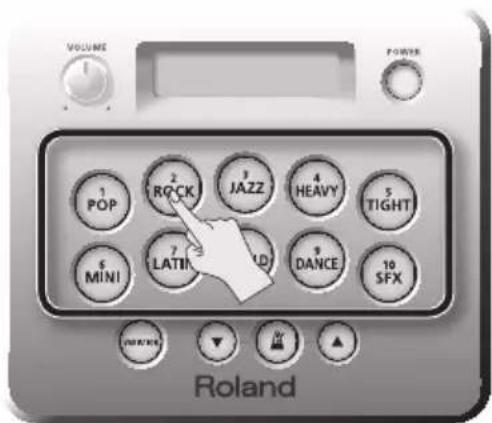 ROLAND HD3 - Selección de un kit - 1