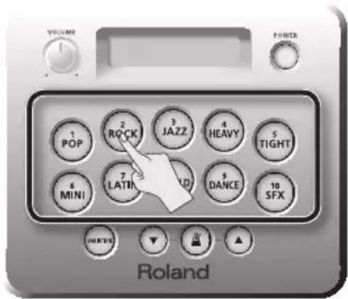 ROLAND HD3 - Selection d'un kit - 1