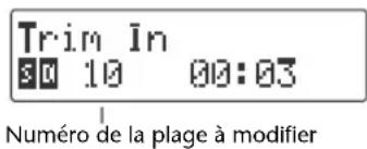 ROLAND SD2U - Supprimer un passage indésirable au début du morceau (trim in) - 2