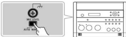 ROLAND SD2U - Régler le niveau d'entrée des micros internes. - 1