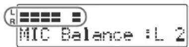 ROLAND SD2U - Tout en produisant du son, réglez la balance gauche/droite avec les boutons [+]/[-] - 1