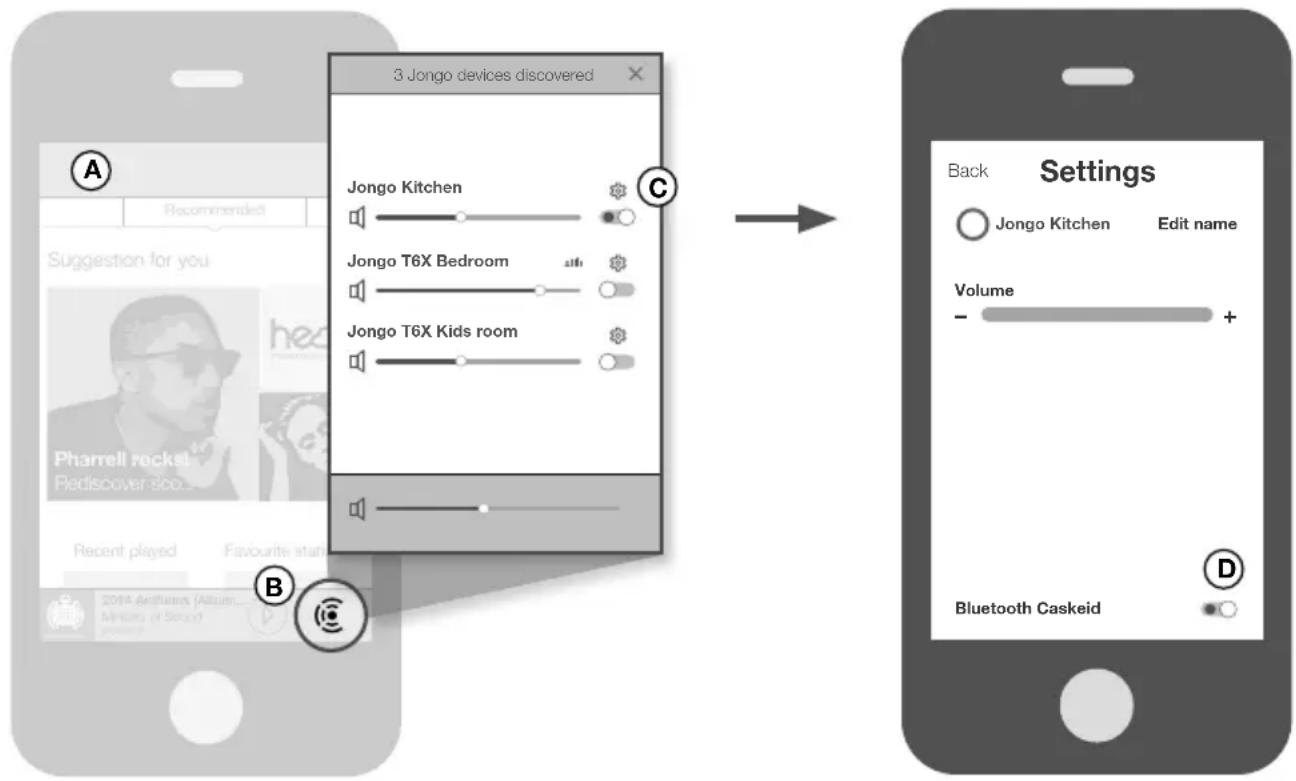 PURE Jongo T6X - Musik von anderen Apps wiedergebnis - 1