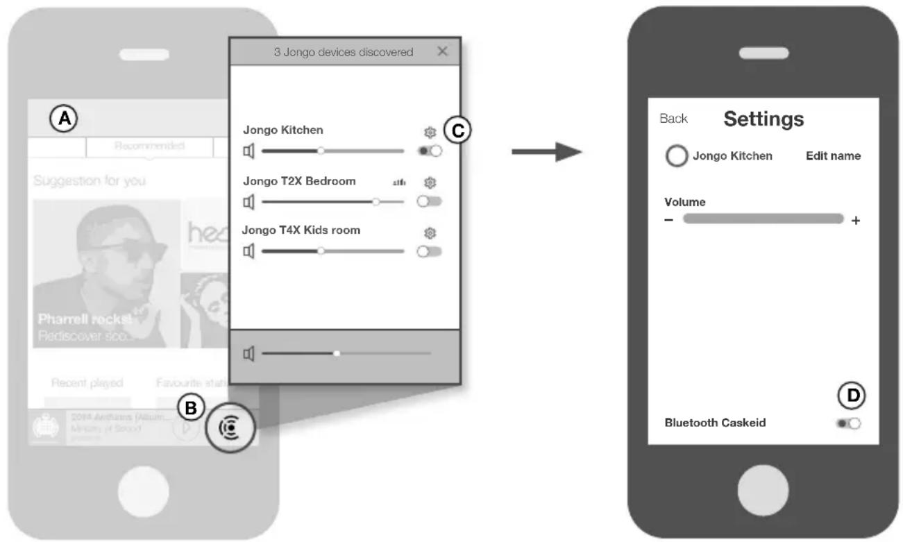 PURE Jongo T2X - Musik von anderen Apps wiedergebnis - 1