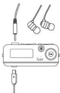 ILUV I720 - Connexion des écouteurs et de votre iPod - 1