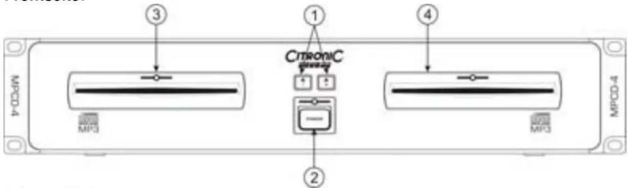 Citronic MPCD4 - Frontseite: - 1