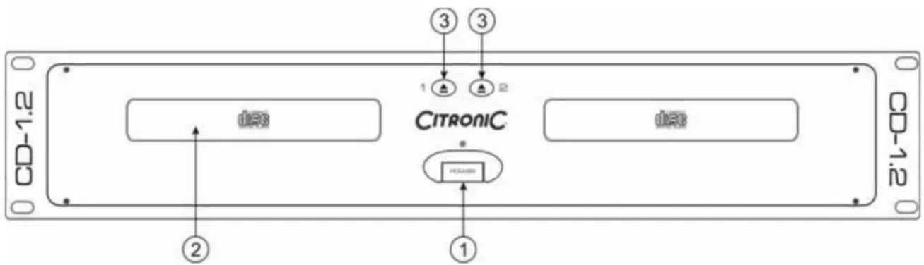 Citronic CD1.2 - Features &amp; Functions Main Unit - 1